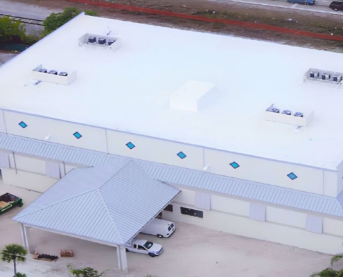 Fort Lauderdale, FL commercial re-roof TPO