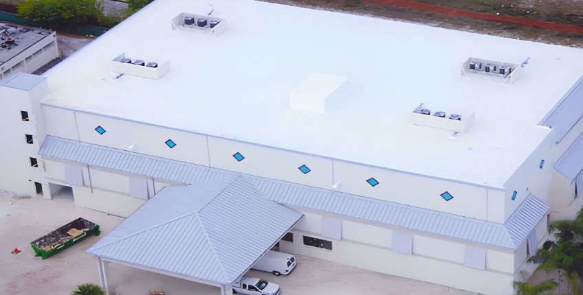 Fort Lauderdale, FL commercial re-roof TPO