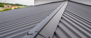 metal roofing palm beach county grey close up