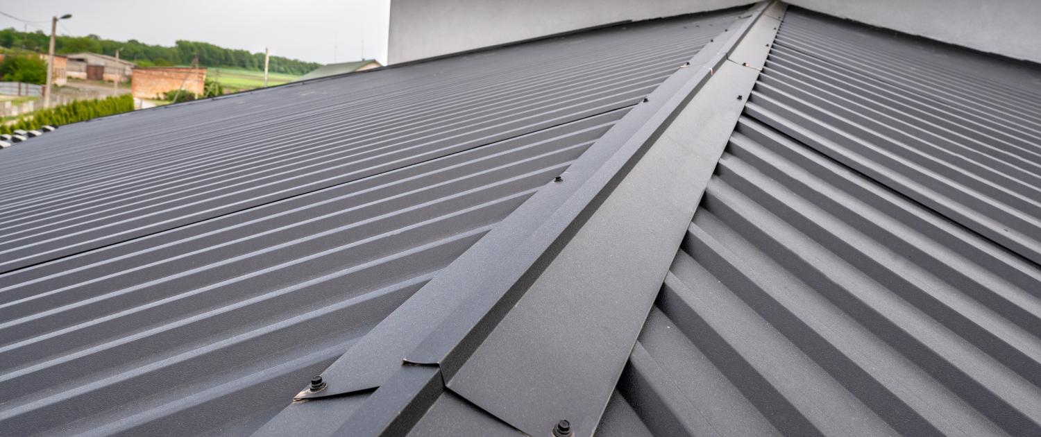 metal roofing palm beach county grey close up