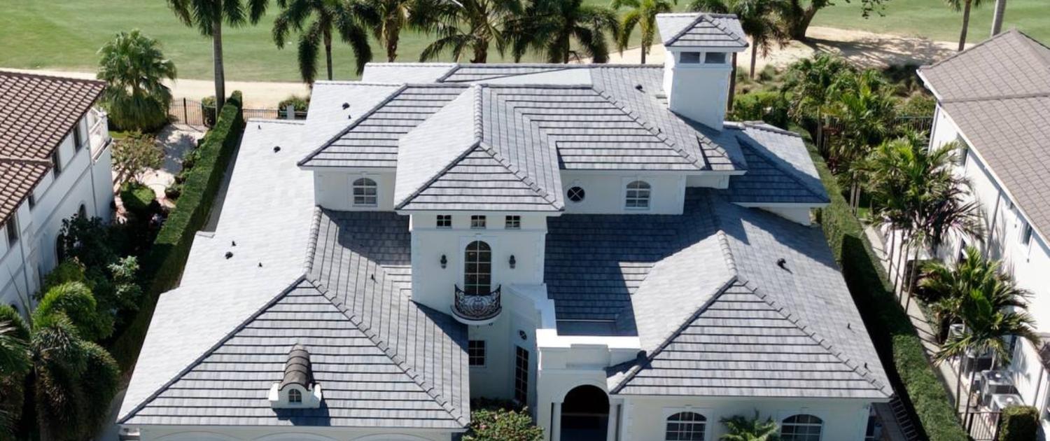 concrete tile roof instllation palm beach south florida