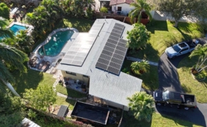 deerfield beach gaf shingle roof and solar panel system