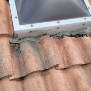 palm beach roof damage skylight tile