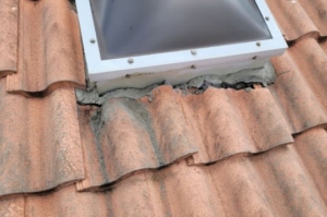 palm beach roof damage skylight tile