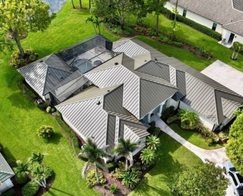new metal roof install sun catcher roofing Port St Lucie