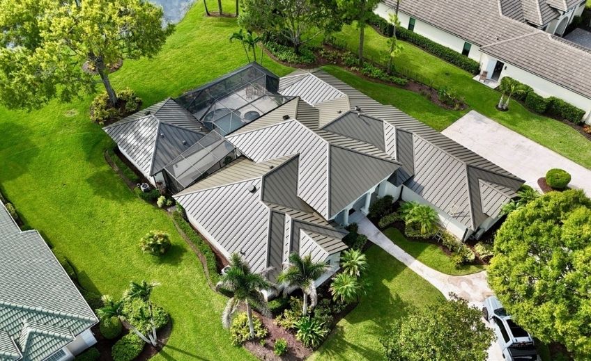 new metal roof install sun catcher roofing Port St Lucie